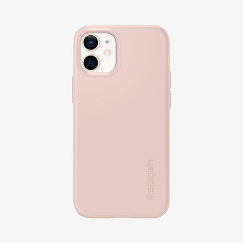 ACS01612 - iPhone 12 Pro Max Case Thin Fit in black showing the back